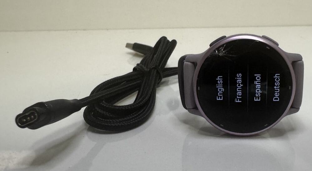 Garmin Vivoactive 5, GPS Smartwatch, Orchid Fully Functional Crack In Glass